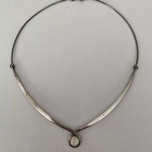 925 Silver Necklace With Stone